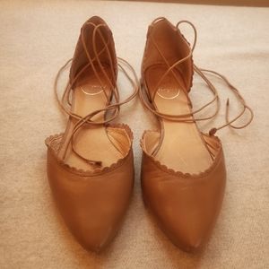 Jason rogers flat tie up shoes